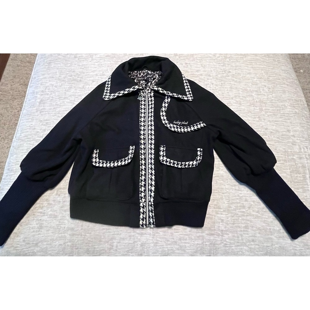 Baby Phat Women‎ Y2K Vintage Convertible Jacket Coat 1X Leopard Lined